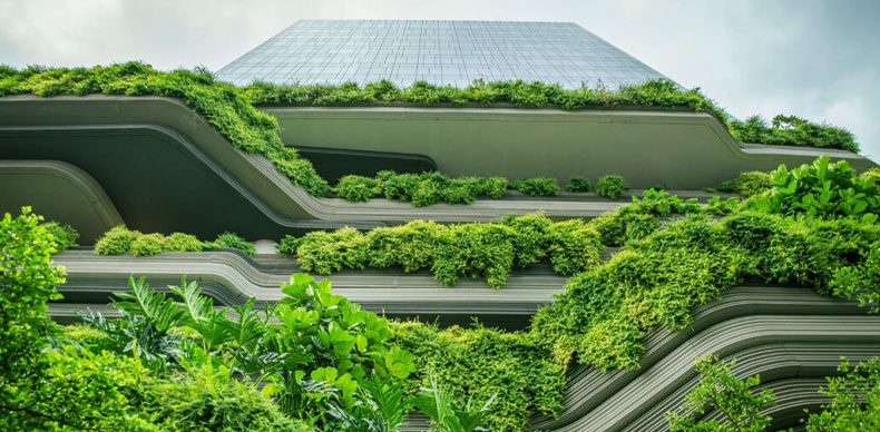 ساختمان با معماری سبز